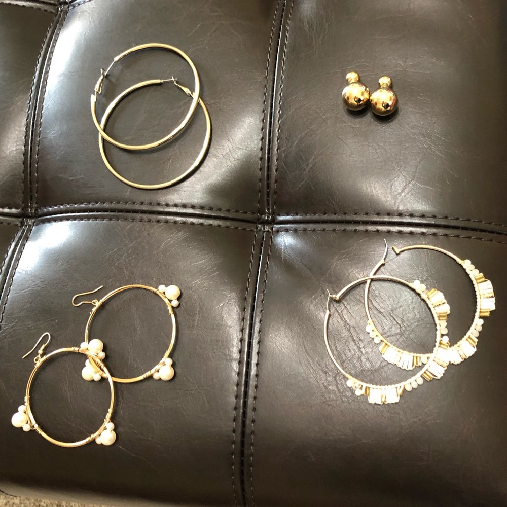 Four earring sets!